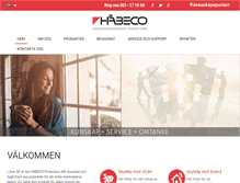Tablet Screenshot of habeco.com